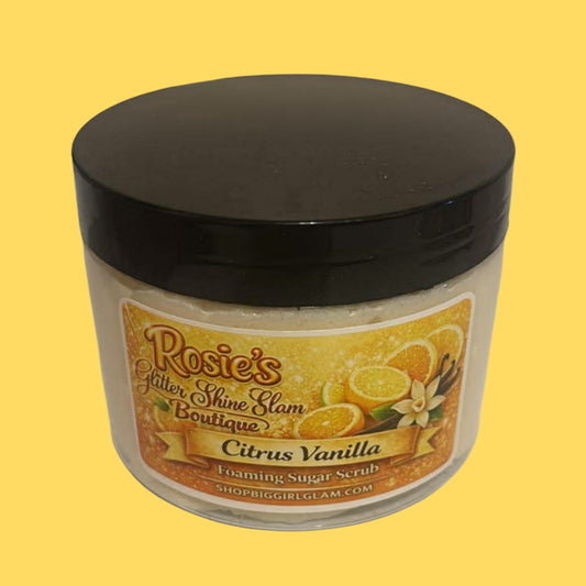 Citrus Vanilla Foaming Sugar Scrub