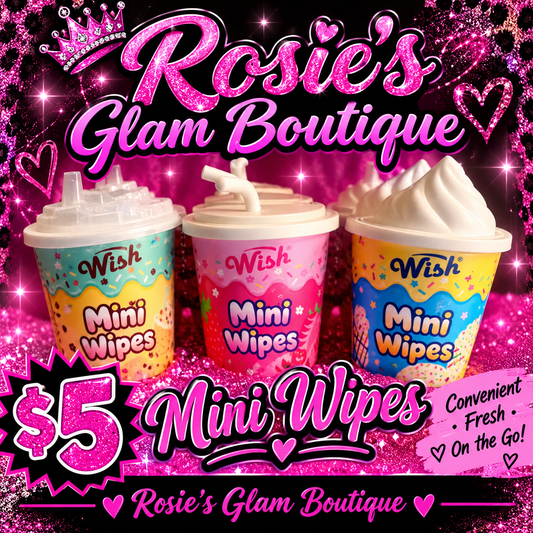 Mini gourmet wipes