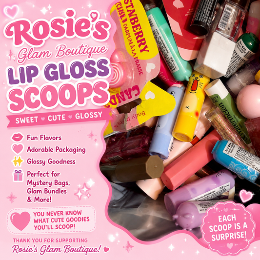 Lip gloss scoops