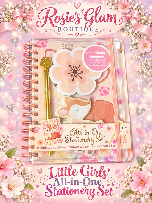 Little girls stationary set