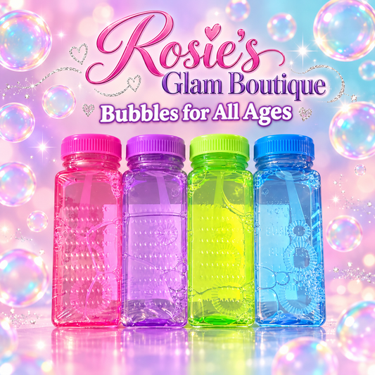 Bubbles with glitter