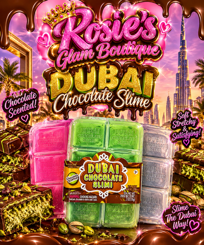 Dubai chocolate slime