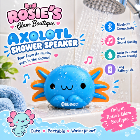 Axolotl shower speaker