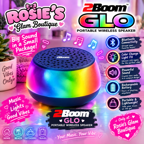 Boom Glow portable wireless speaker