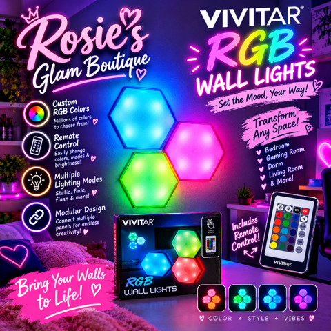 RGB wall lights
