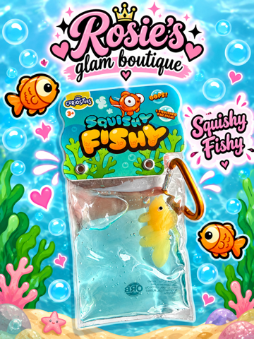 Squishy fishy bag Clip
