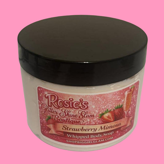 Strawberry Mimosa Whipped Body Soap